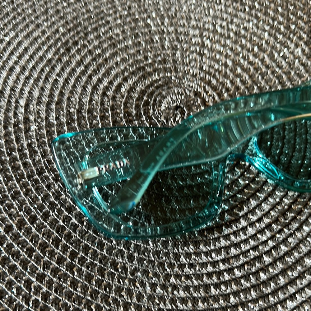 Prada Transparent Teal Sunglasses View 2